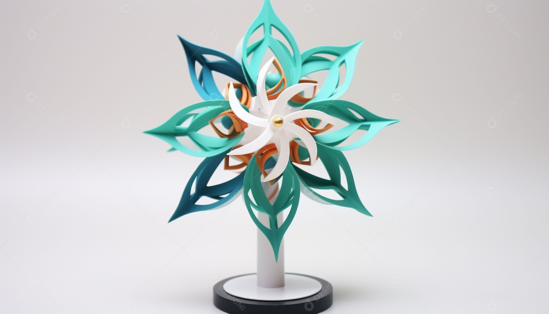 Crie um topper de árvore imprimível em 3D que reproduza