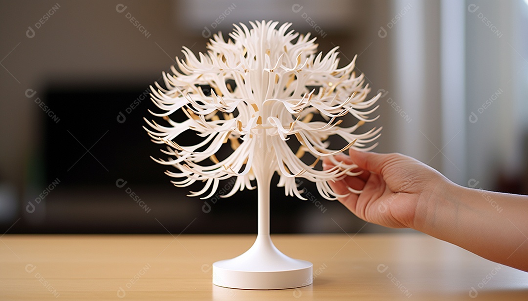 Crie um topper de árvore imprimível em 3D que reproduza