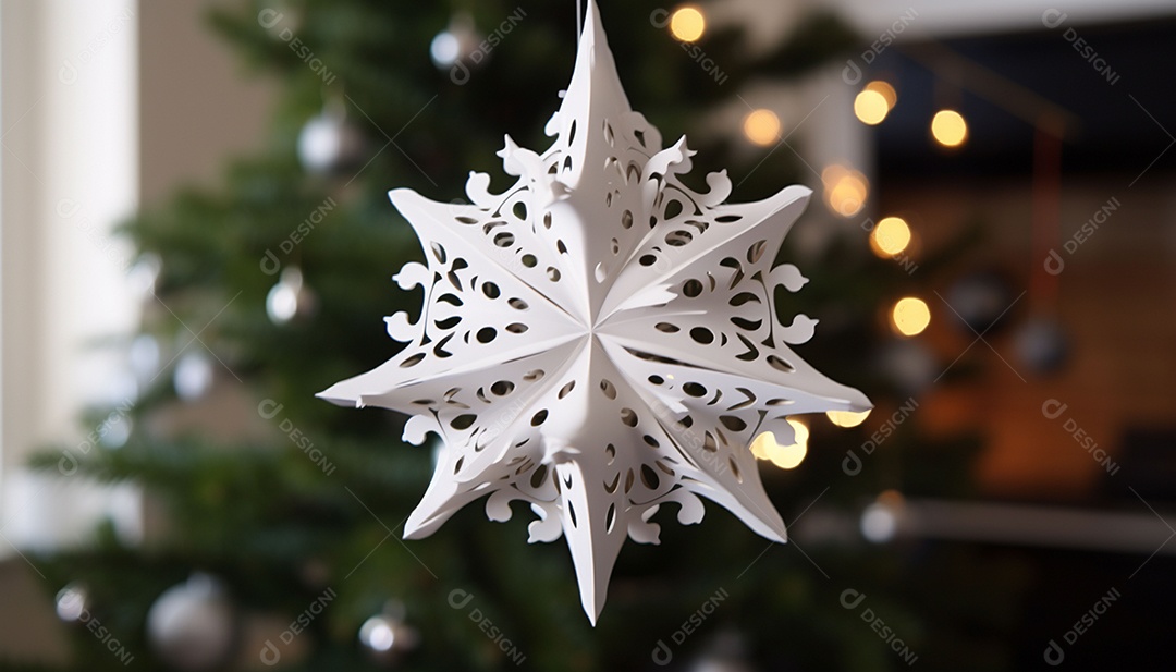 Crie um topper de árvore imprimível em 3D que reproduza