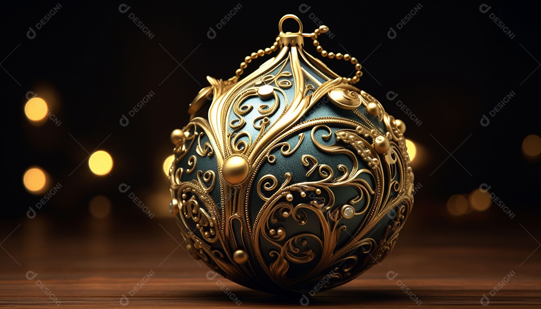 Miniatura de arvore de natal sobre uma mesa de madeira