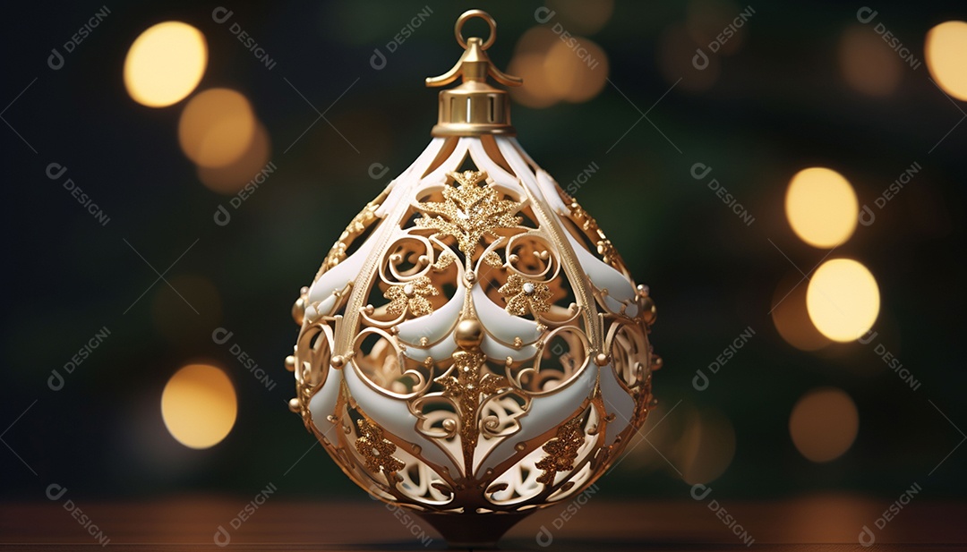 Miniatura de arvore de natal sobre uma mesa de madeira