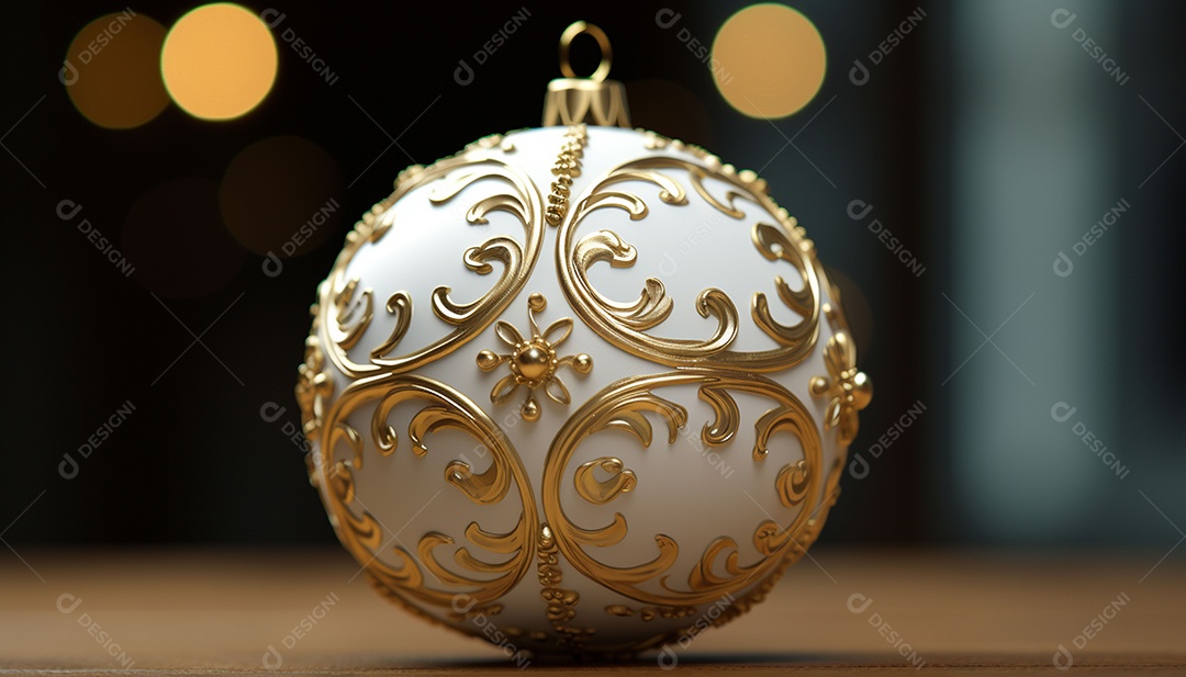 Miniatura de arvore de natal sobre uma mesa de madeira