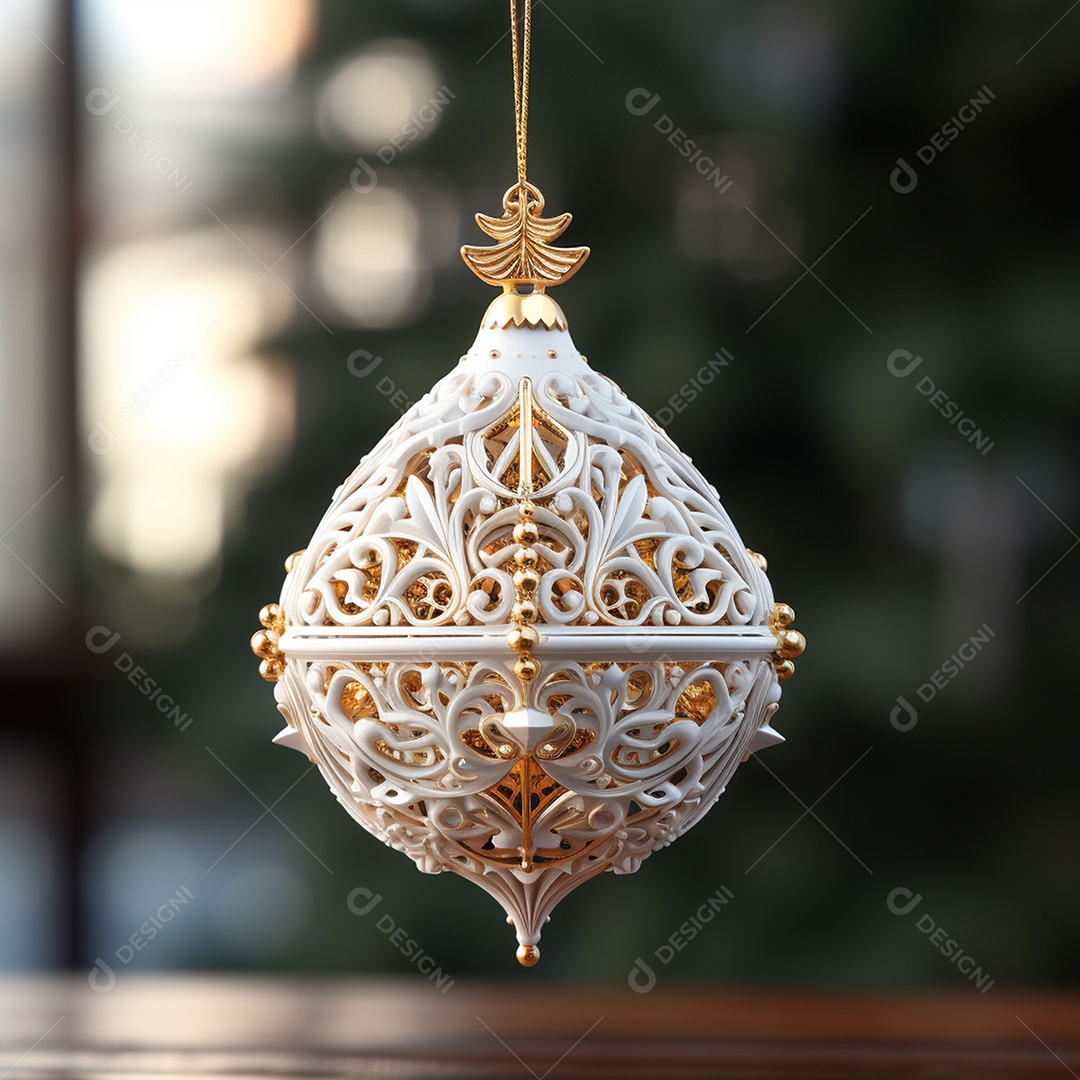 Miniatura de arvore de natal sobre uma mesa de madeira