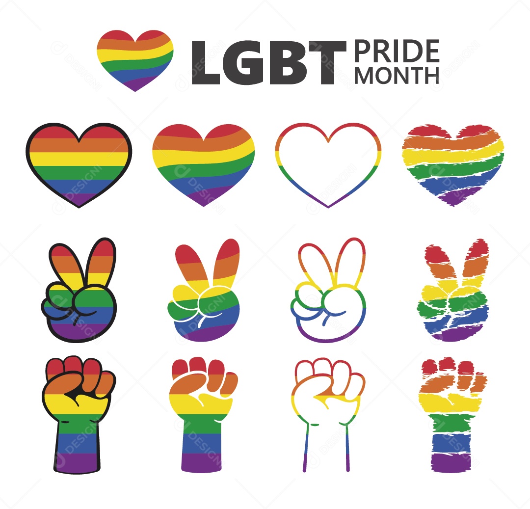 Orgulho Light Ilustração Vetor Ilustração EPS