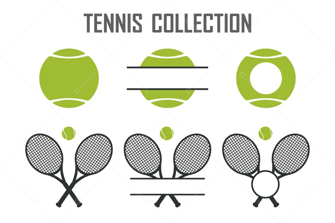 Conjunto de Ícones de Tênis Ilustração Vetor EPS