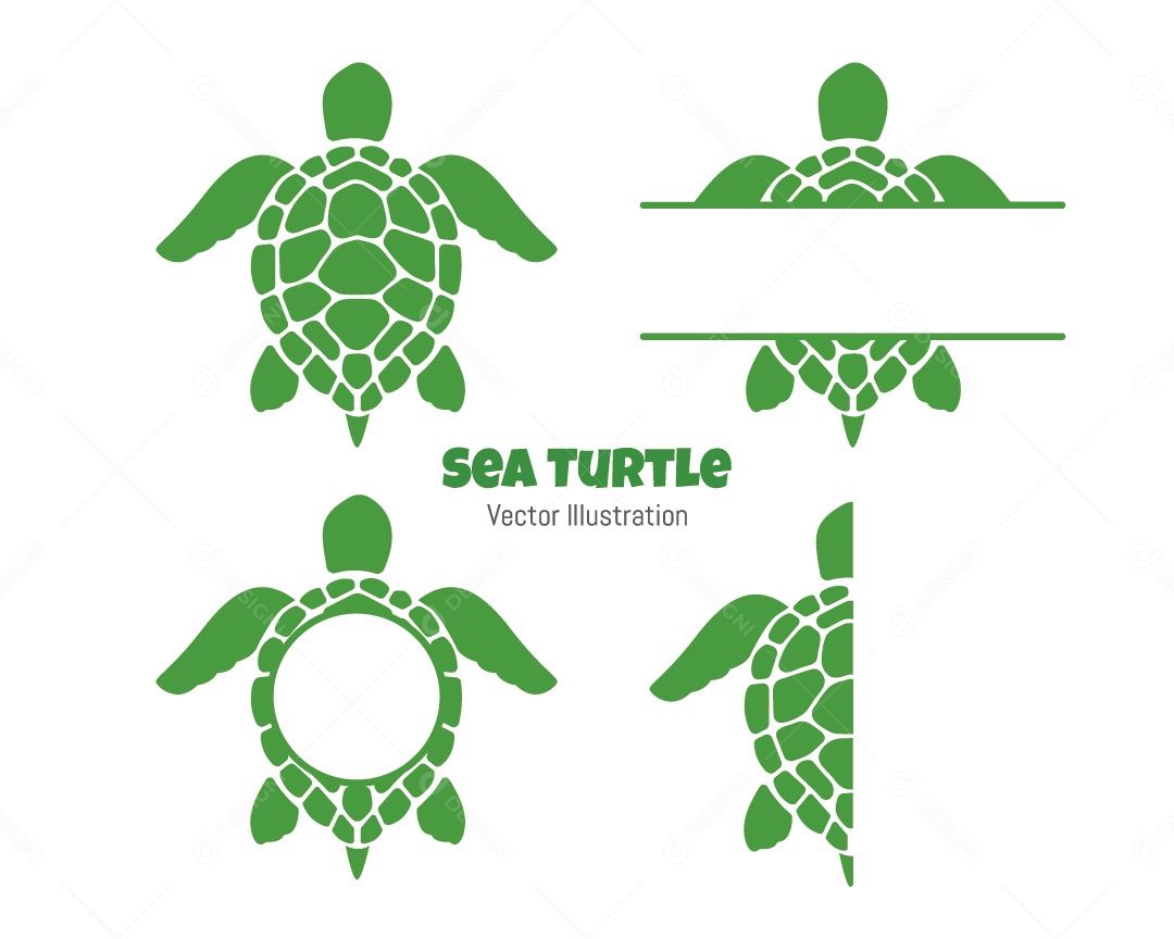 Tartaruga Ilustração Vetor EPS