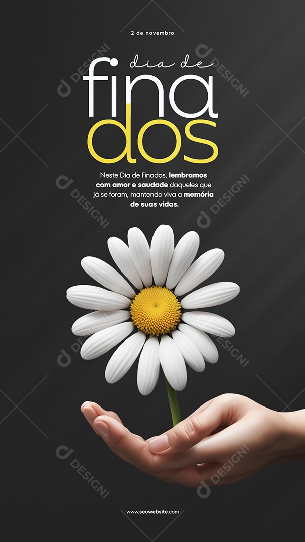 Social Media Story All Souls' Day November 02 Editable PSD Memory