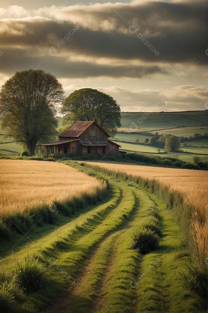 Fazenda com uma linda casa de campo