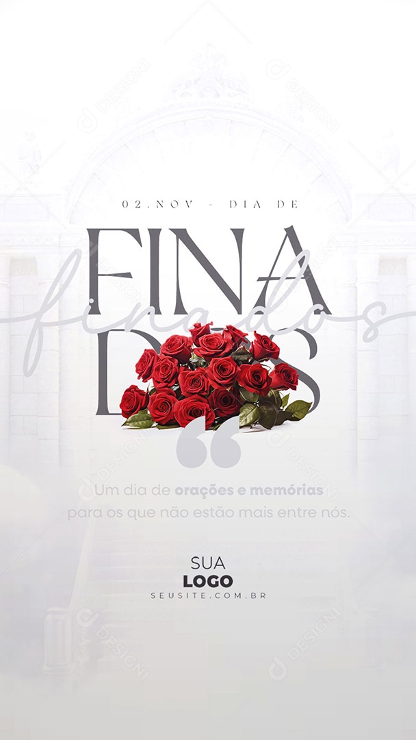 Story Dia de Finados Um Dia de Orações e Memórias para os que não Estão mais Entre Nós Social Media PSD Editável
