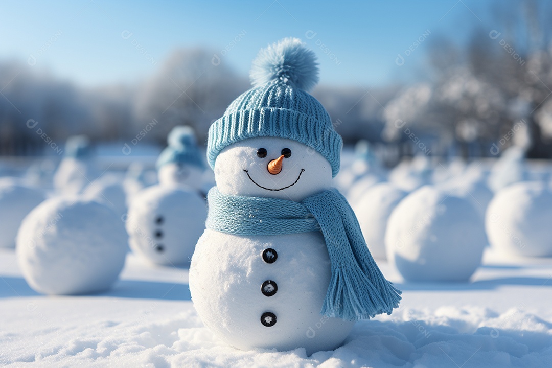 Brinquedo de natal boneco de neve presente de feriado decoração branco fofo amor celebração de inverno objeto isolado neve feliz