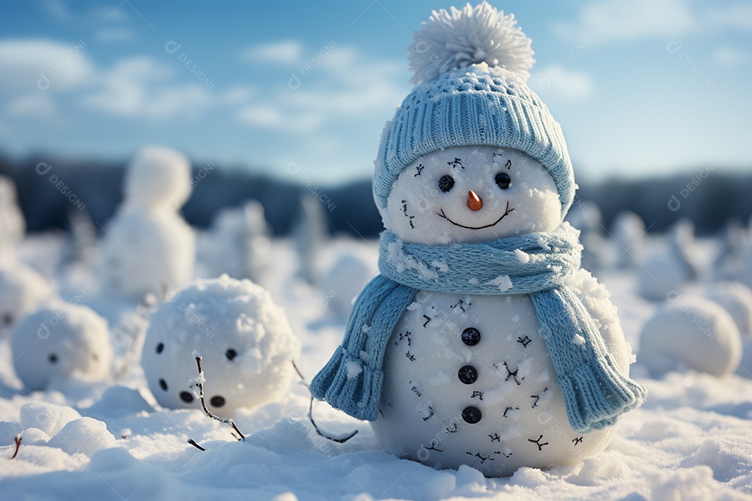 Brinquedo de natal boneco de neve presente de feriado decoração branco fofo amor celebração de inverno objeto isolado neve feliz