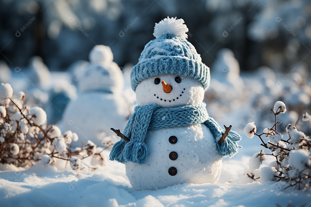 Brinquedo de natal boneco de neve presente de feriado decoração branco fofo amor celebração de inverno objeto isolado neve feliz