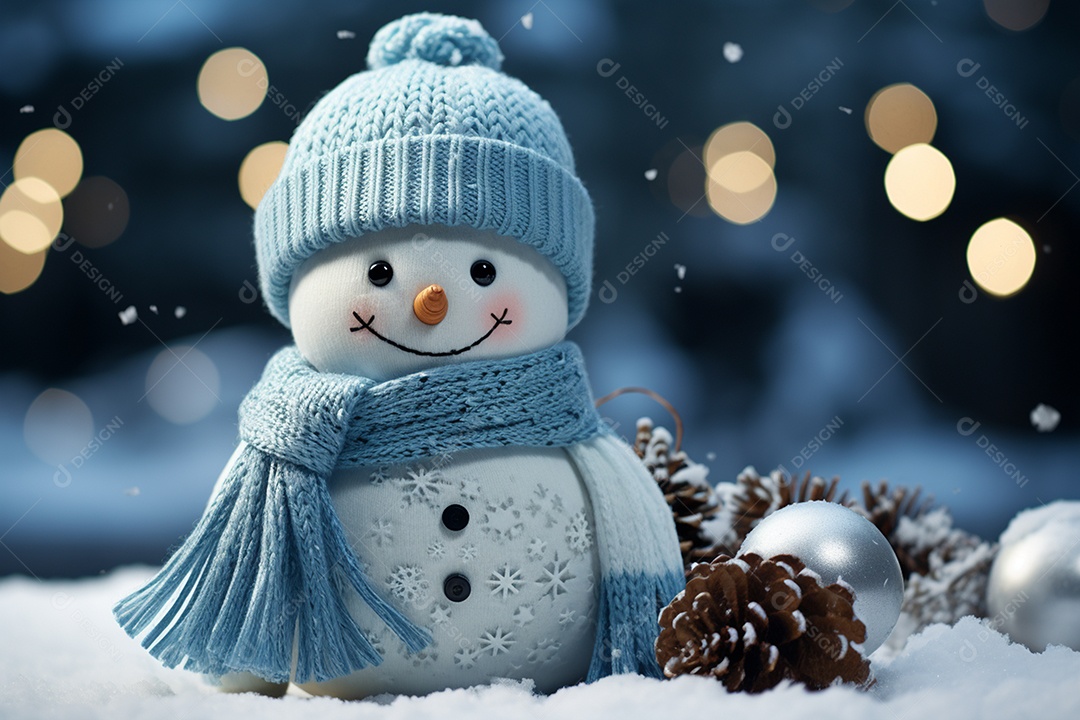 Brinquedo de natal boneco de neve