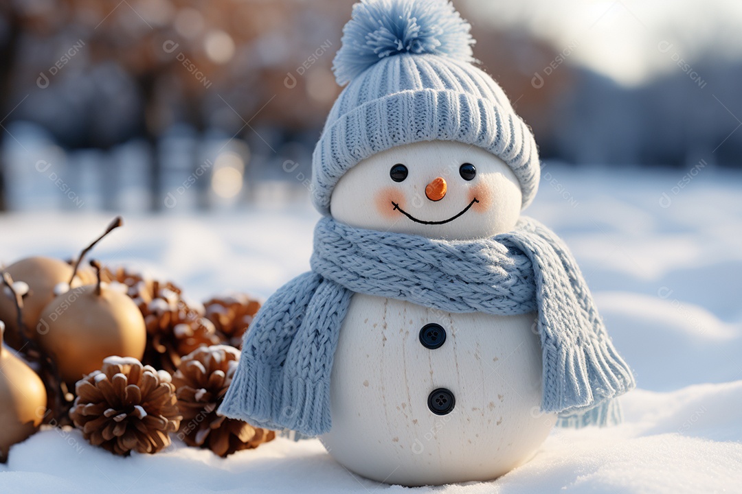 Brinquedo de natal boneco de neve