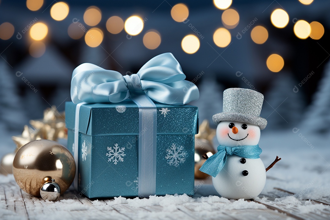 Brinquedo de natal boneco de neve