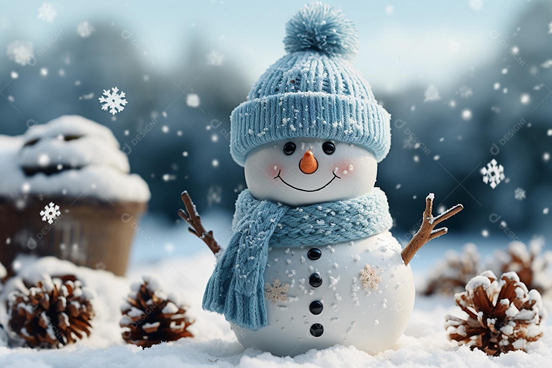 Brinquedo de natal boneco de neve