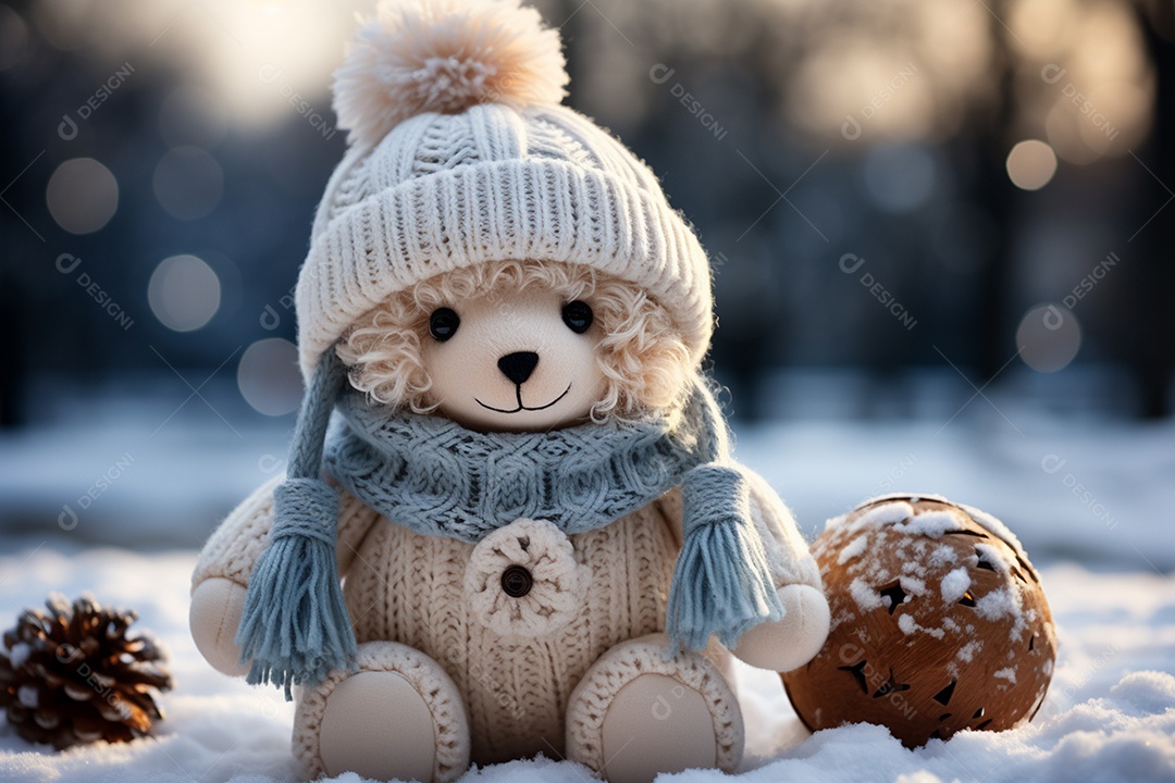 Brinquedo de natal boneco de neve