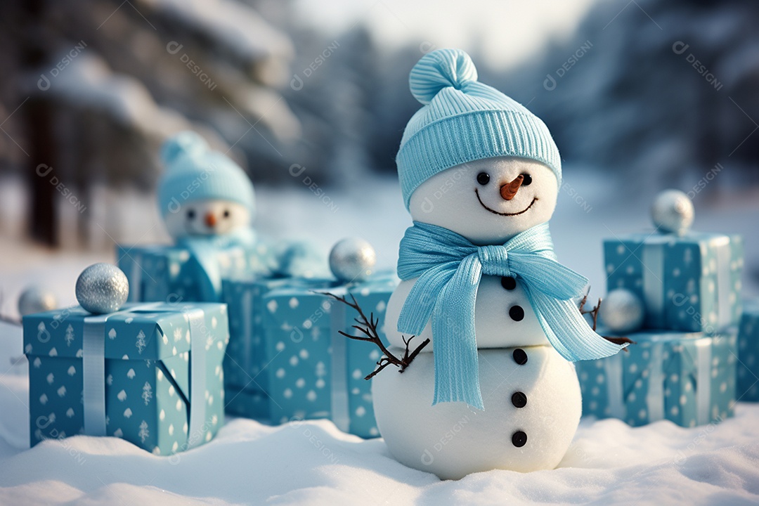 Brinquedo de natal boneco de neve