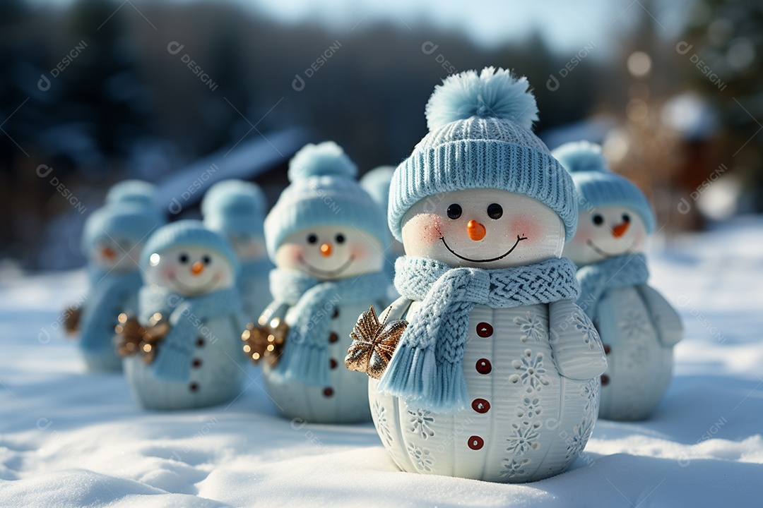 Brinquedo de natal boneco de neve