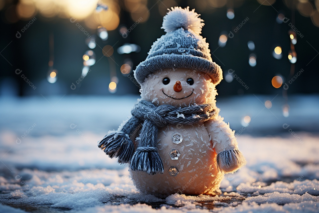 Brinquedo de natal boneco de neve