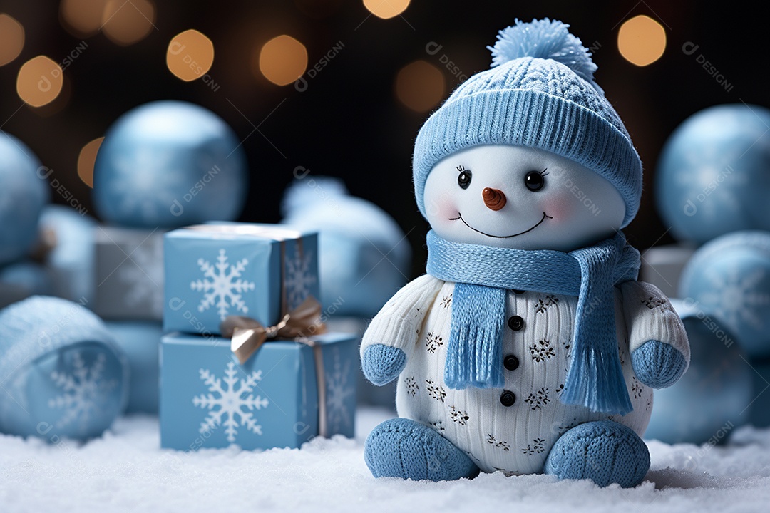 Brinquedo de natal boneco de neve