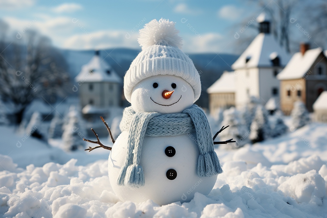 Brinquedo de natal boneco de neve