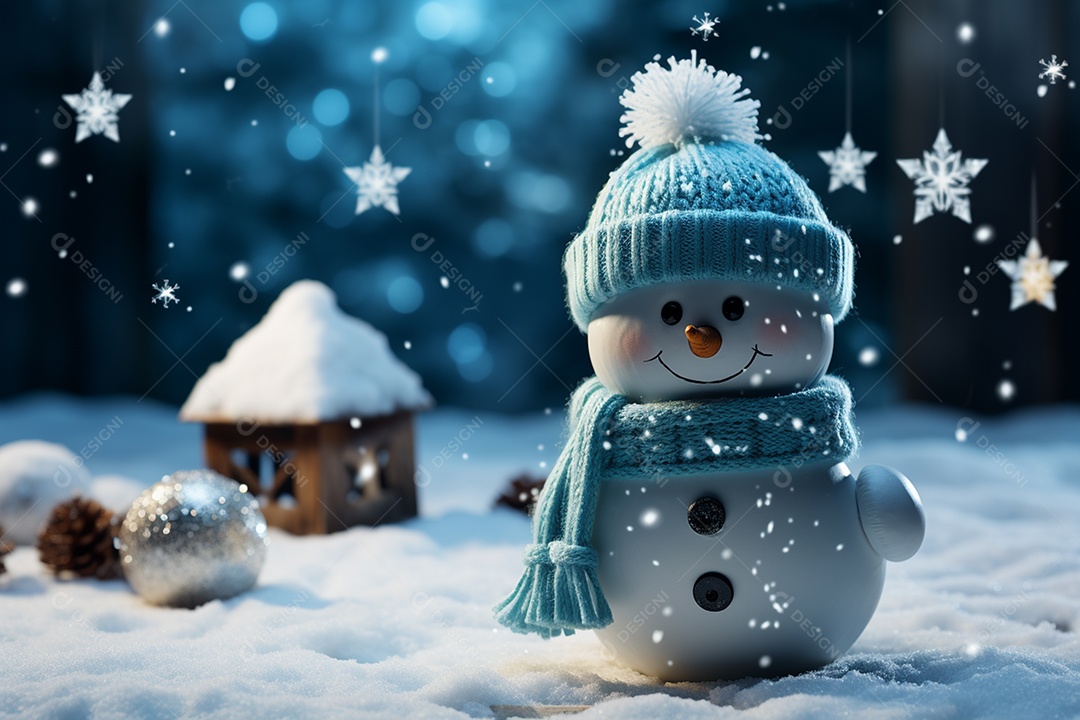 Brinquedo de natal boneco de neve