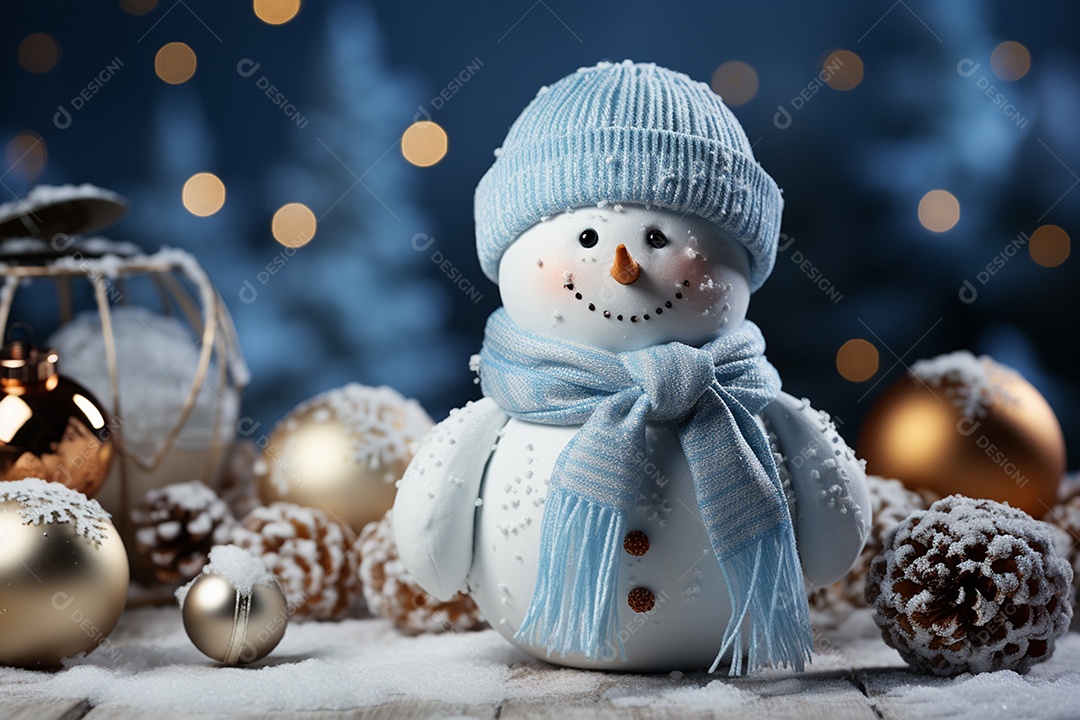 Brinquedo de natal boneco de neve