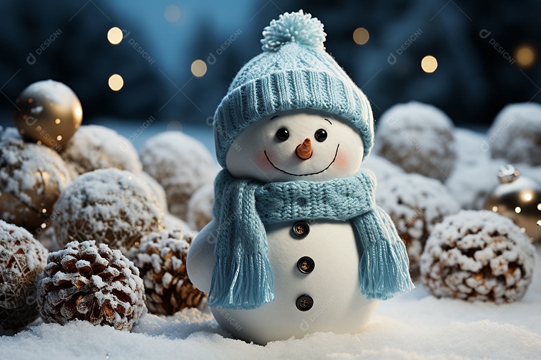 Brinquedo de natal boneco de neve