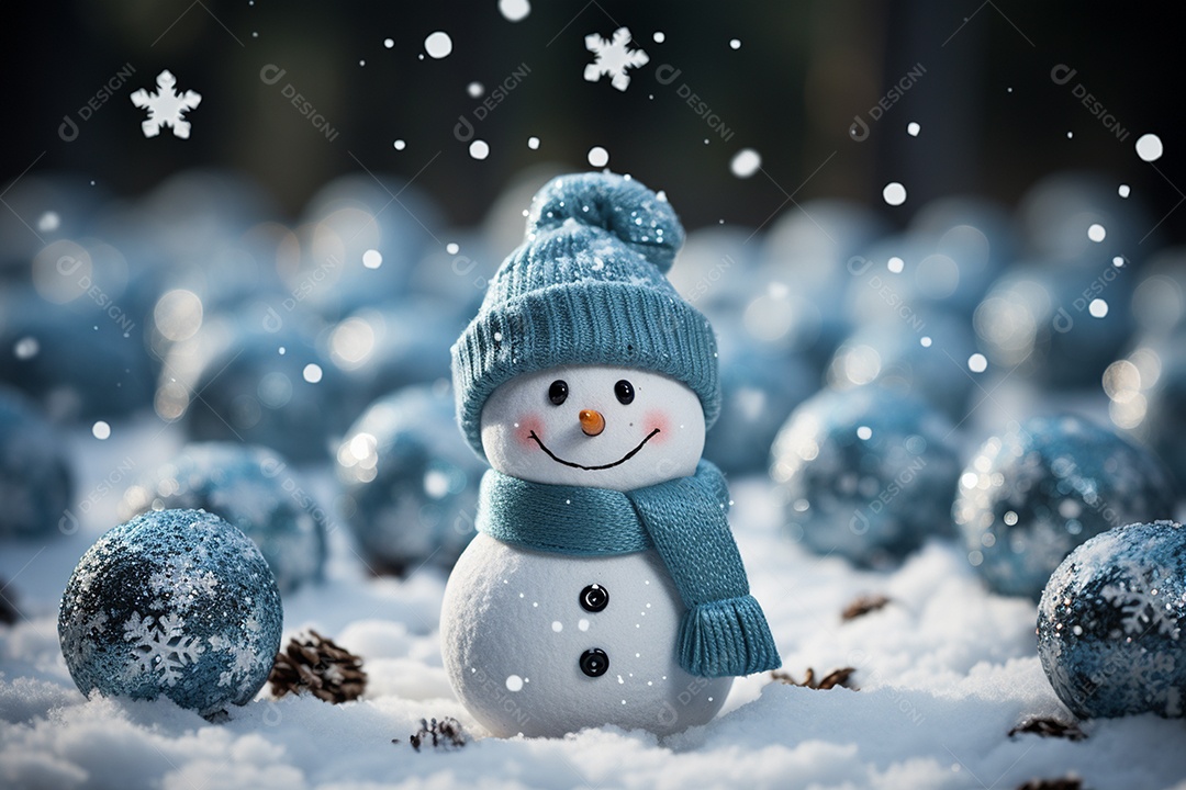 Brinquedo de natal boneco de neve