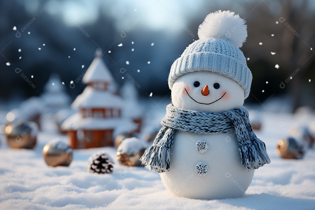 Brinquedo de natal boneco de neve