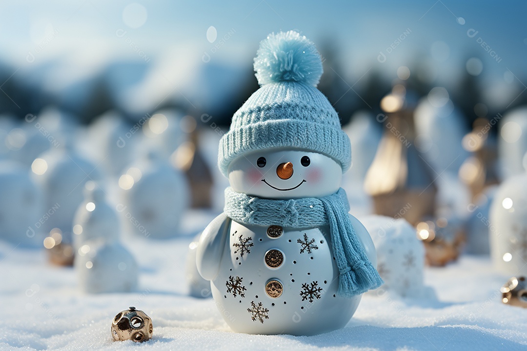 Brinquedo de natal boneco de neve