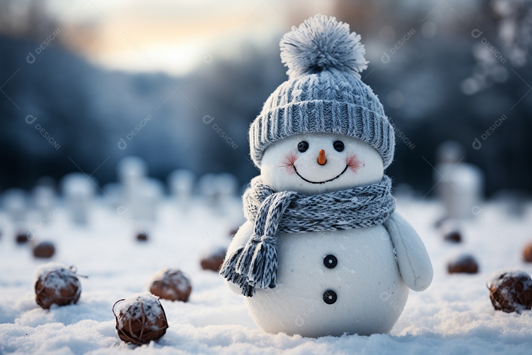 Brinquedo de natal boneco de neve