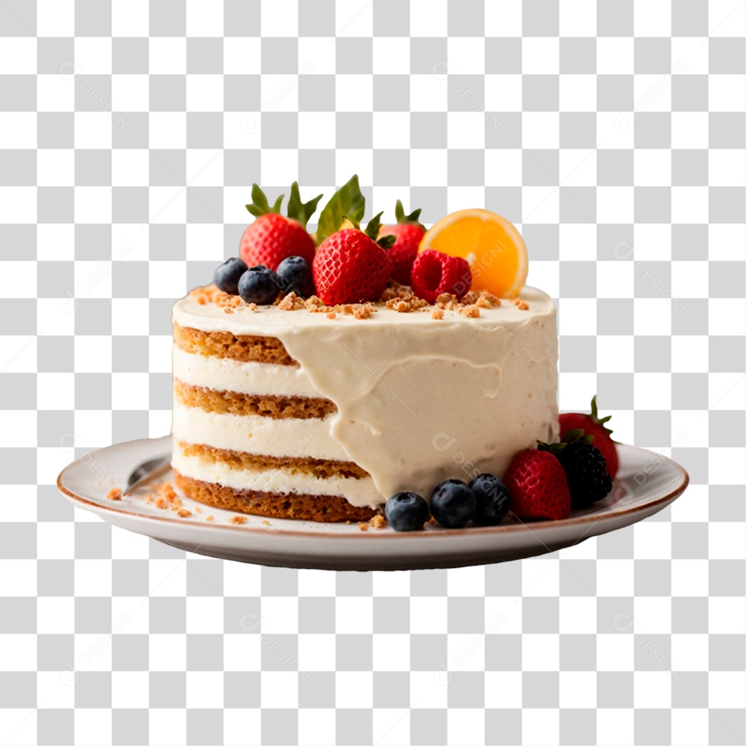 Bolos Doces Sobremesas Frutas PNG Transparente