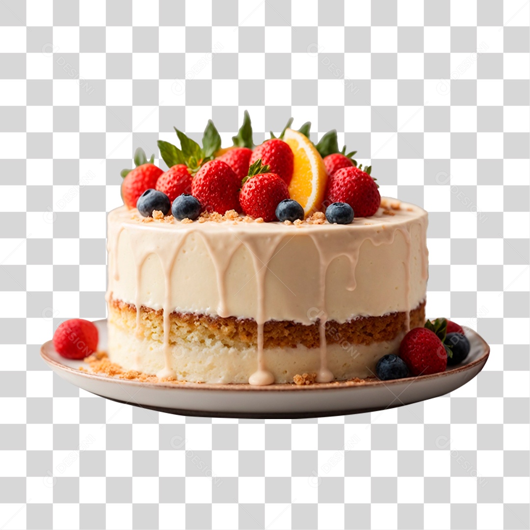 Bolos Doces Sobremesas Frutas PNG Transparente