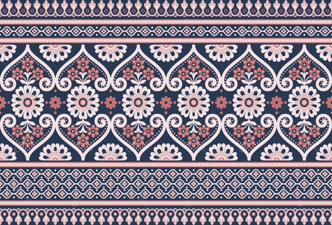 Padrão de Tapete Ilustração Vetor EPS