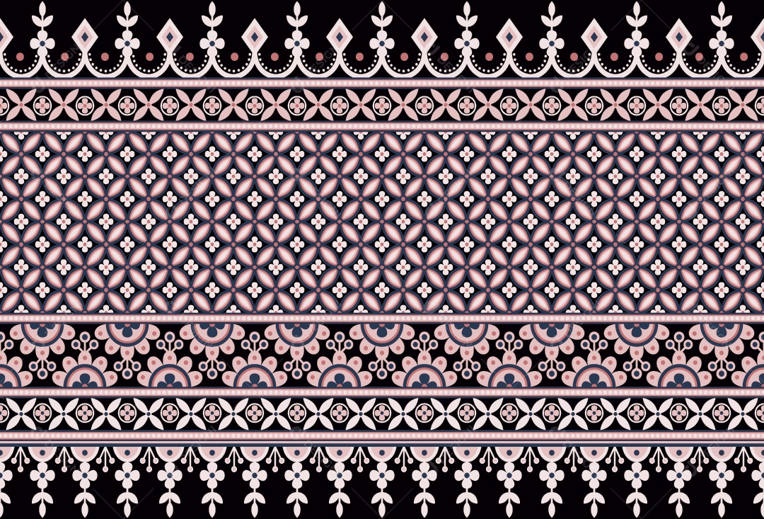 Padrão de Tapete Ilustração Vetor EPS