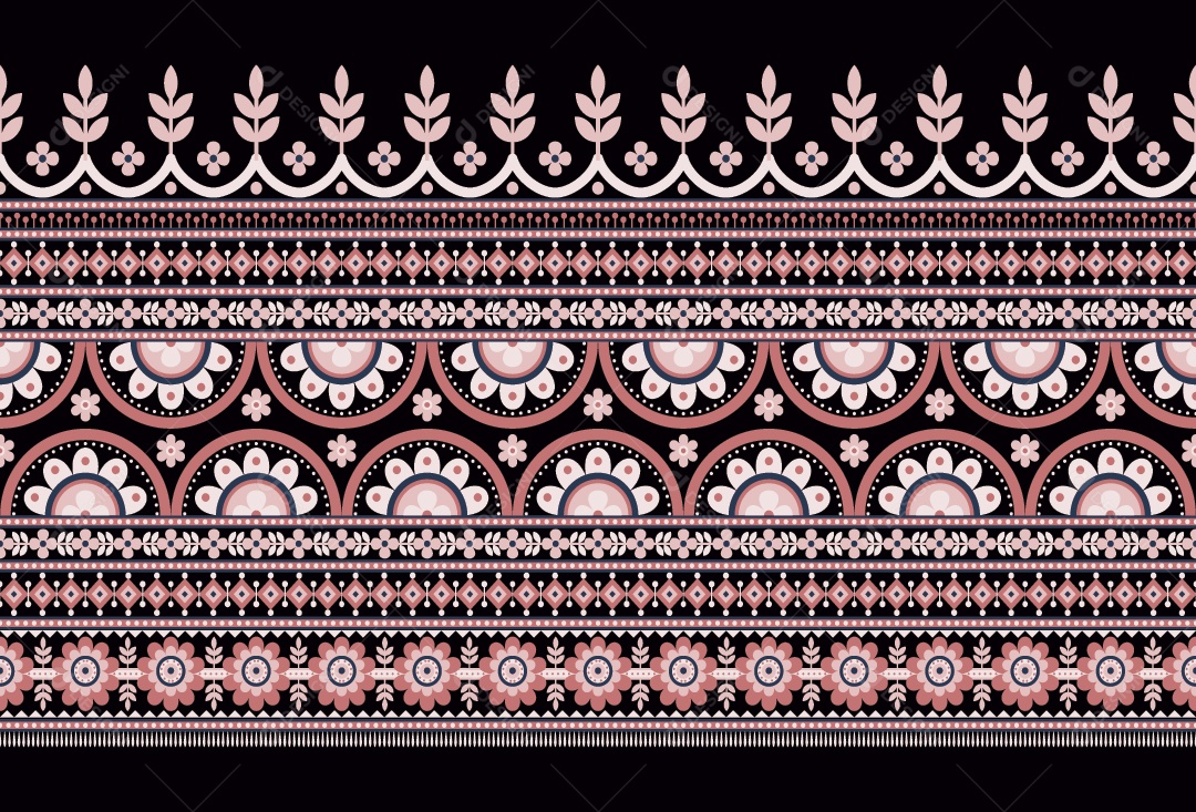 Padrão de Tapete Ilustração Vetor EPS