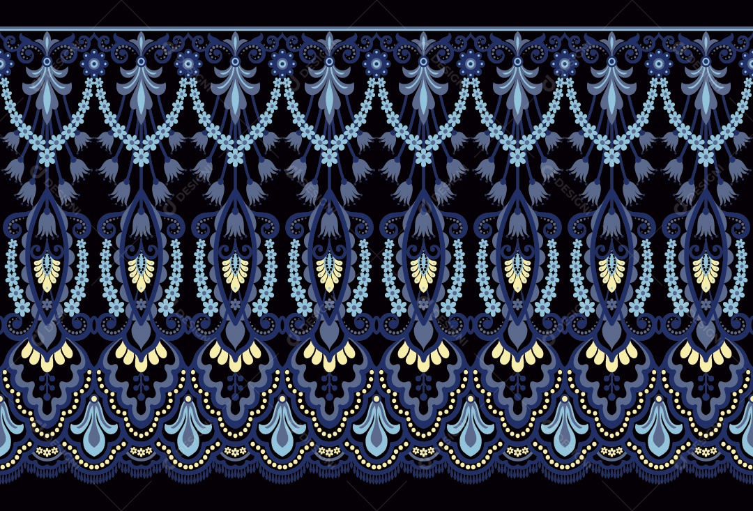 Padrão de Tapete Ilustração Vetor EPS