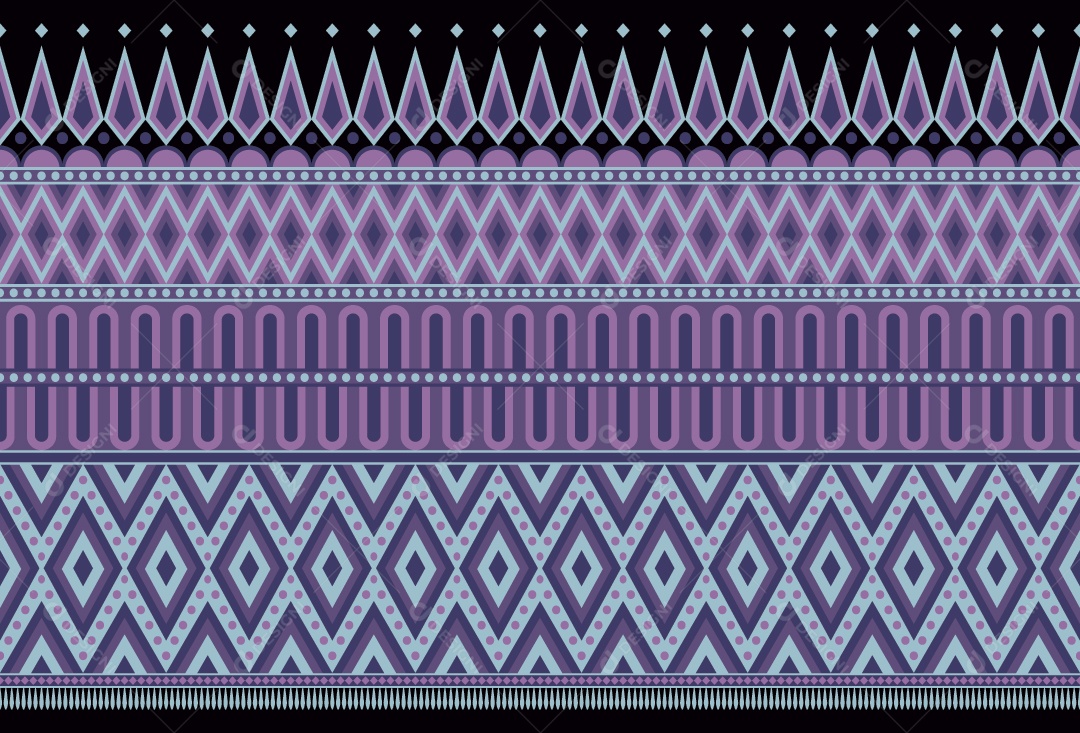 Padrão de Tapete Ilustração Vetor EPS