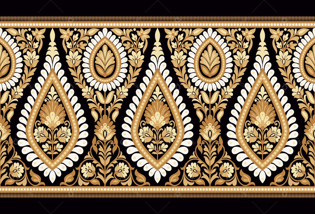 Padrão de Tapete Ilustração Vetor EPS