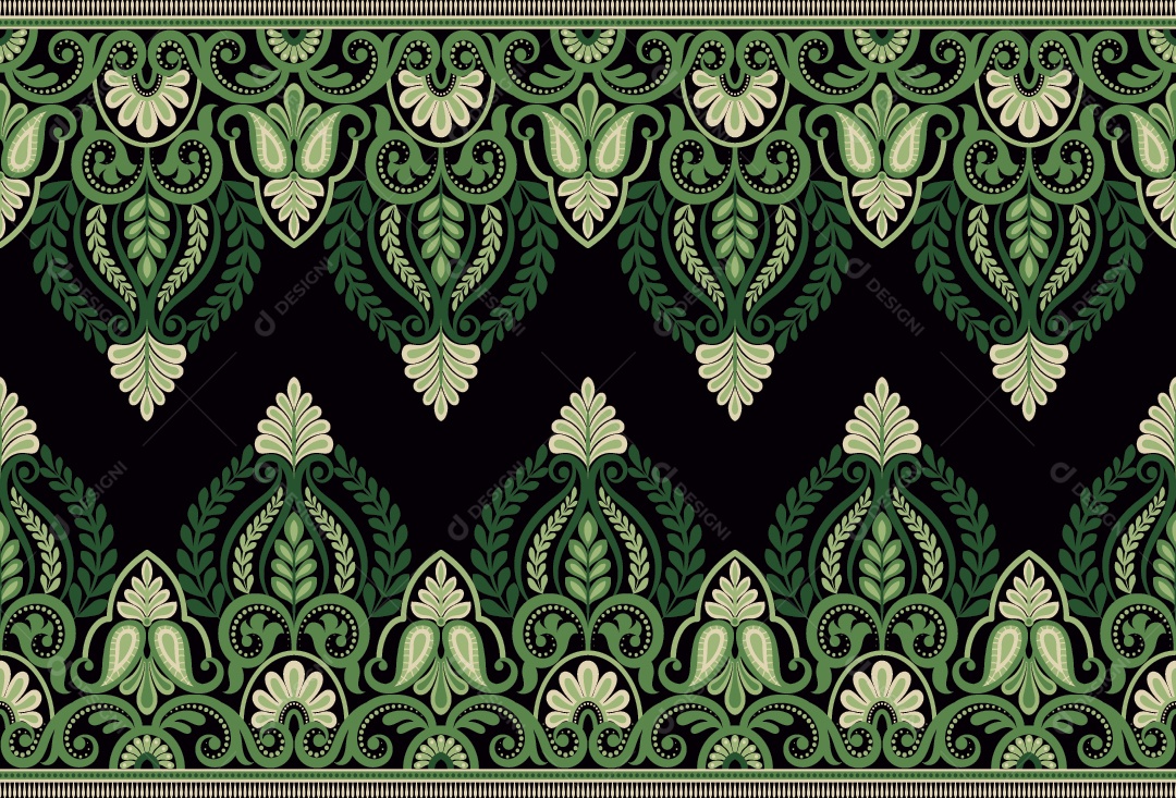 Padrão de Tapete Ilustração Vetor EPS