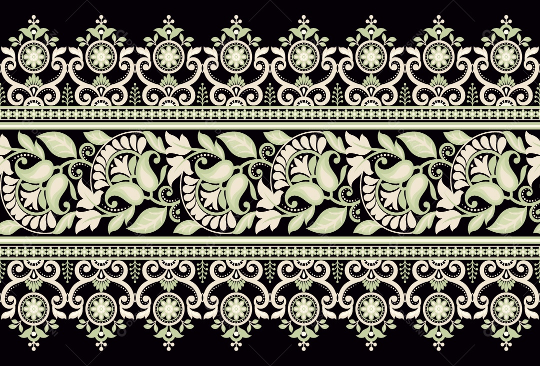 Padrão de Tapete Ilustração Vetor EPS