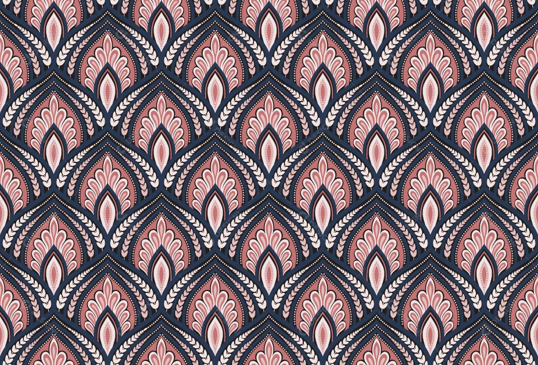 Padrão de Tapete Ilustração Vetor EPS