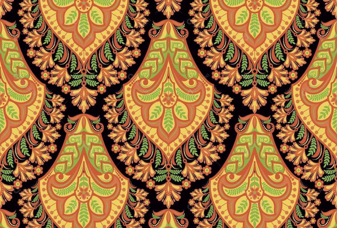 Padrão de Tapete Ilustração Vetor EPS