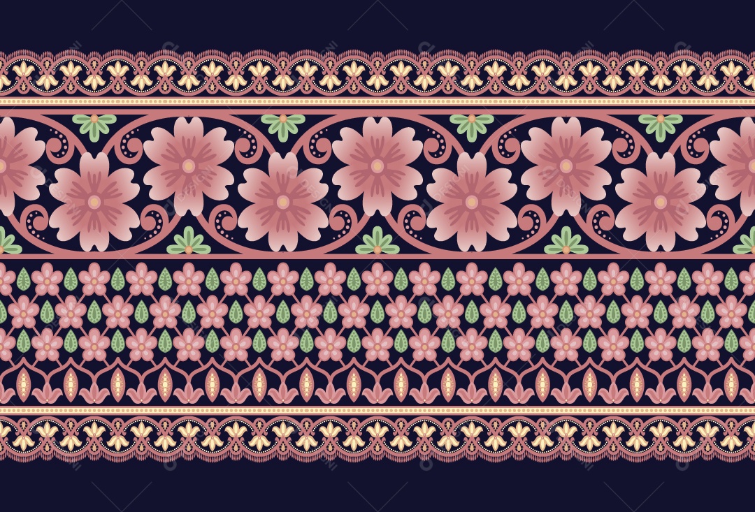 Padrão de Tapete Ilustração Vetor EPS