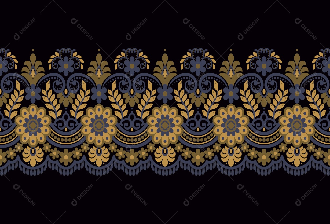 Padrão de Tapete Ilustração Vetor EPS