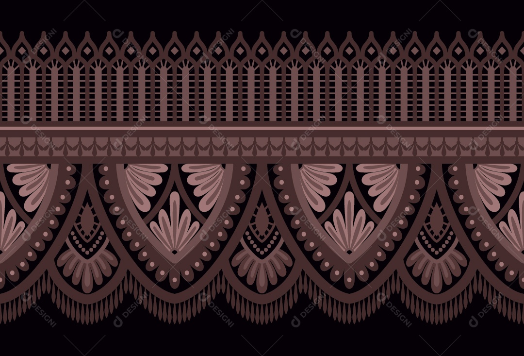 Padrão de Tapete Ilustração Vetor EPS