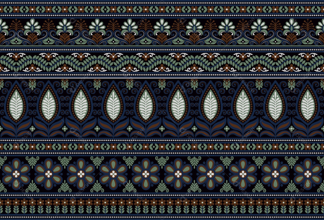 Padrão de Tapete Ilustração Vetor EPS