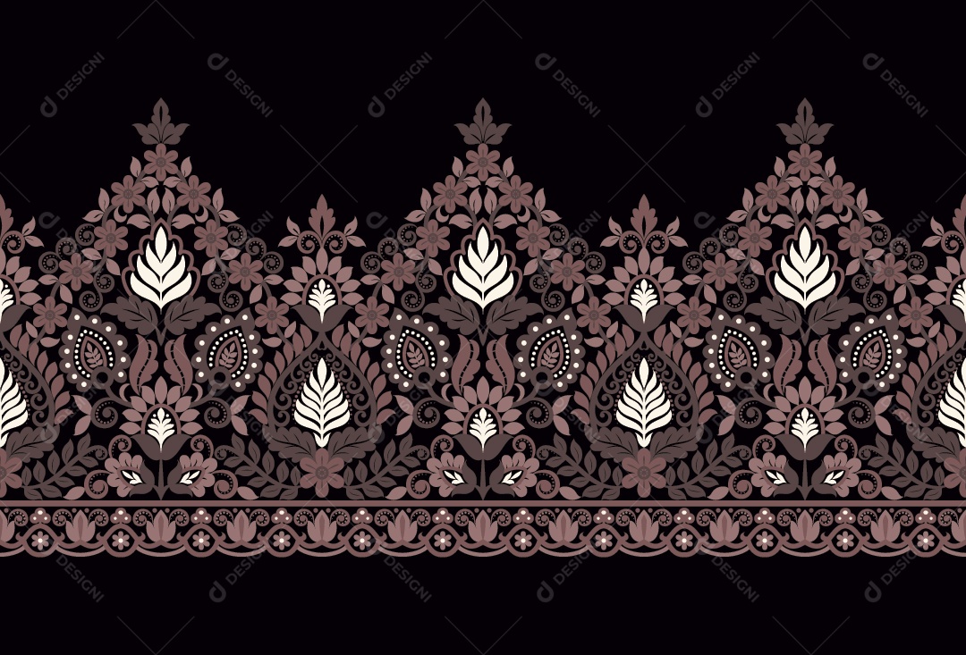 Padrão de Tapete Ilustração Vetor EPS